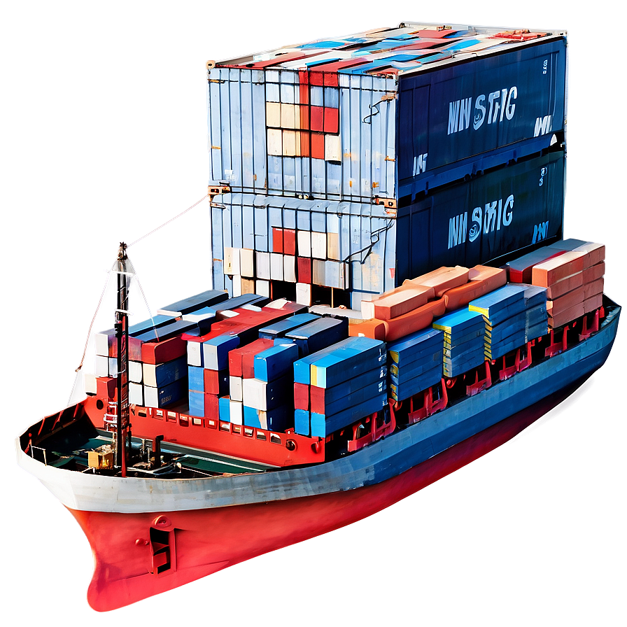 Wind-powered Cargo Ship Png Axo35 PNG Image