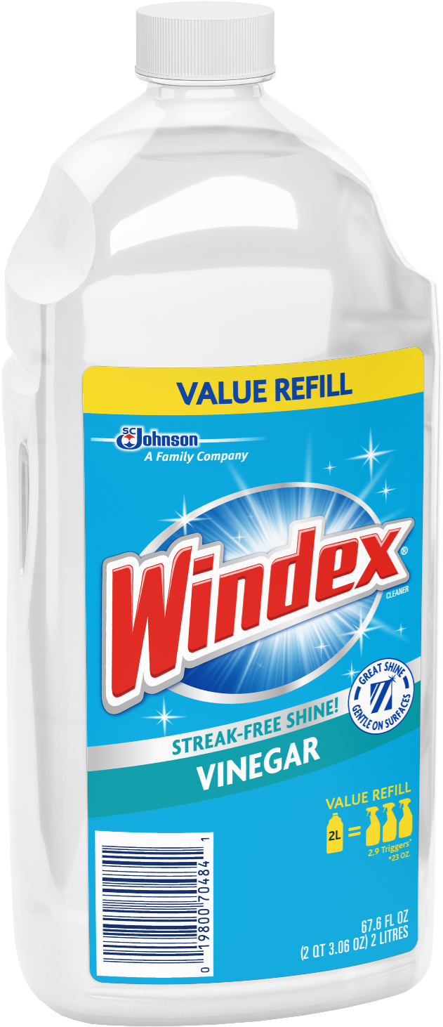 Windex Vinegar Cleaner Refill Bottle PNG Image