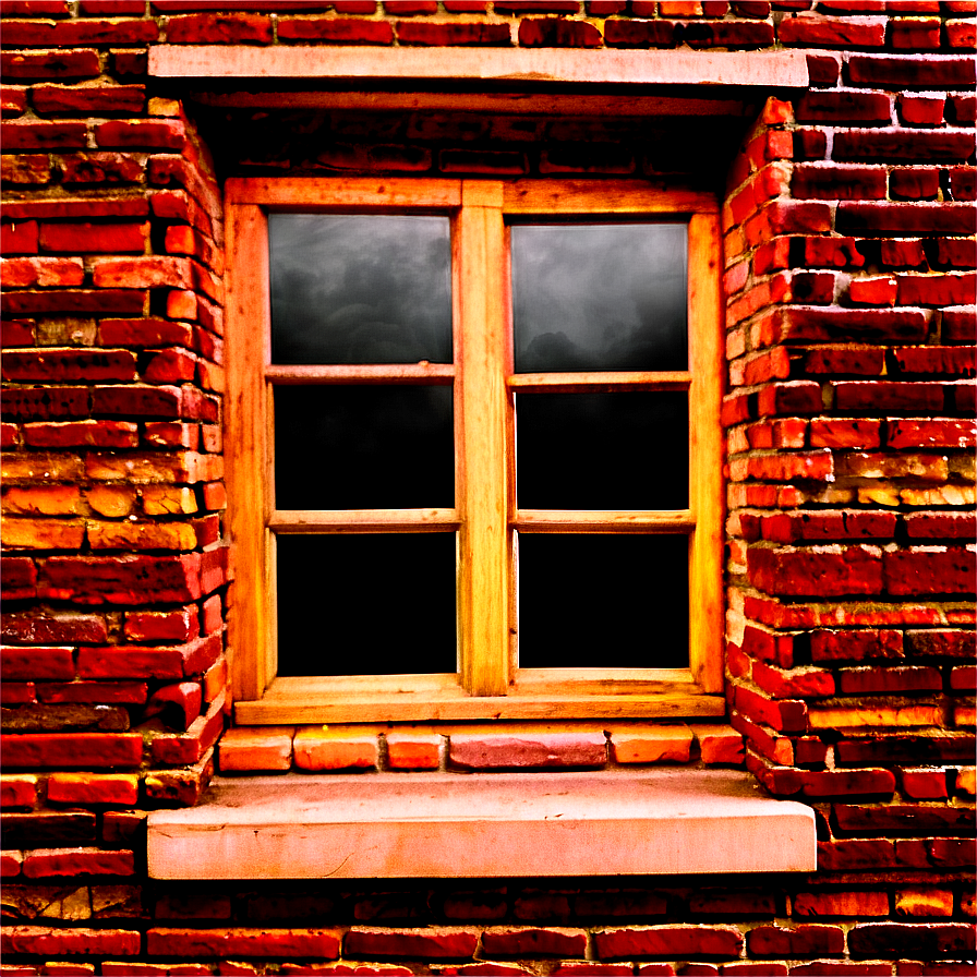 Window In Brick Wall Png 05042024 PNG Image