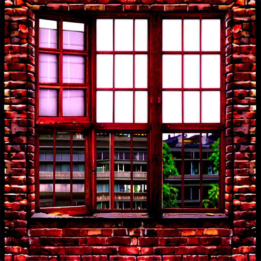 Windows In Brick Wall Png 17 PNG Image