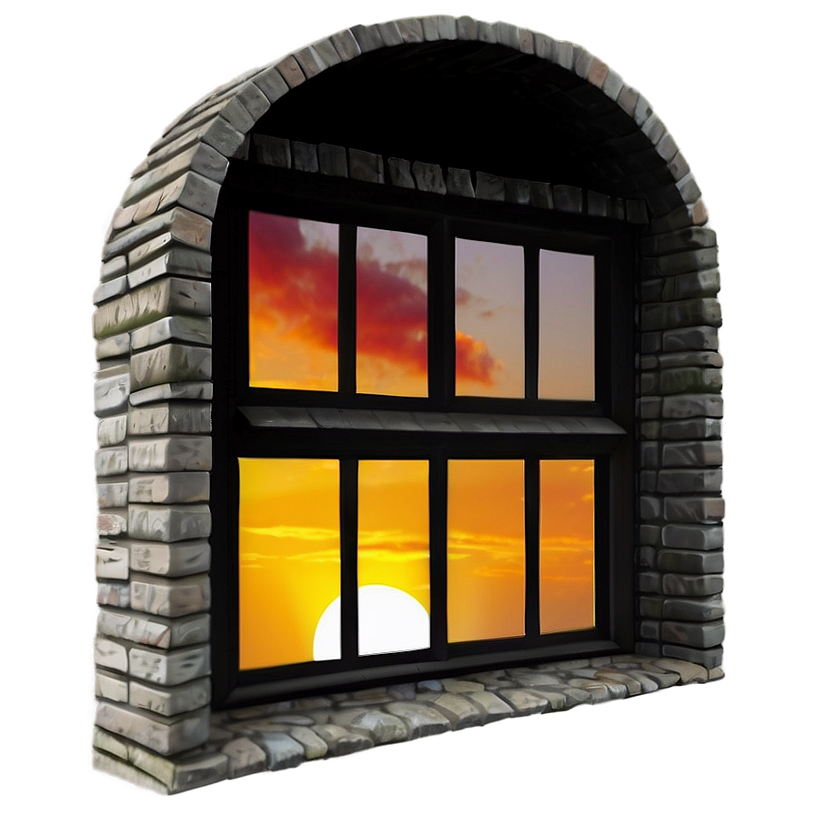 Windows Silhouette Sunset Png 06112024 PNG Image