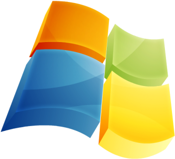 Windows X P Logo Classic PNG Image