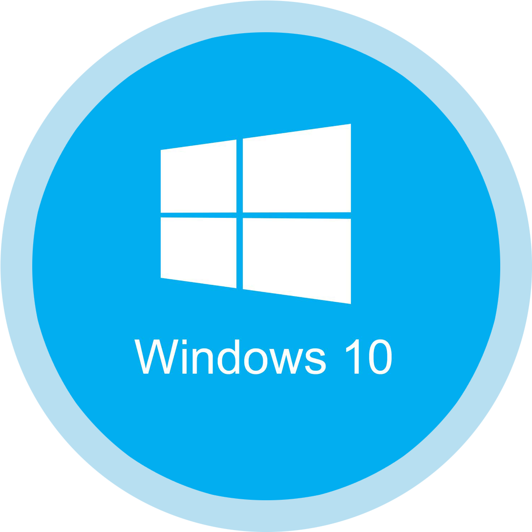 Windows10 Circle Logo PNG Image