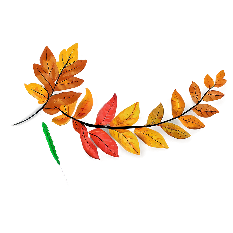 Windy Autumn Leaves Png 06132024 PNG Image