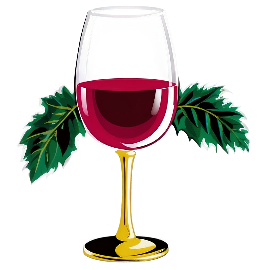 Wine Glass Decoration Png 05252024 PNG Image