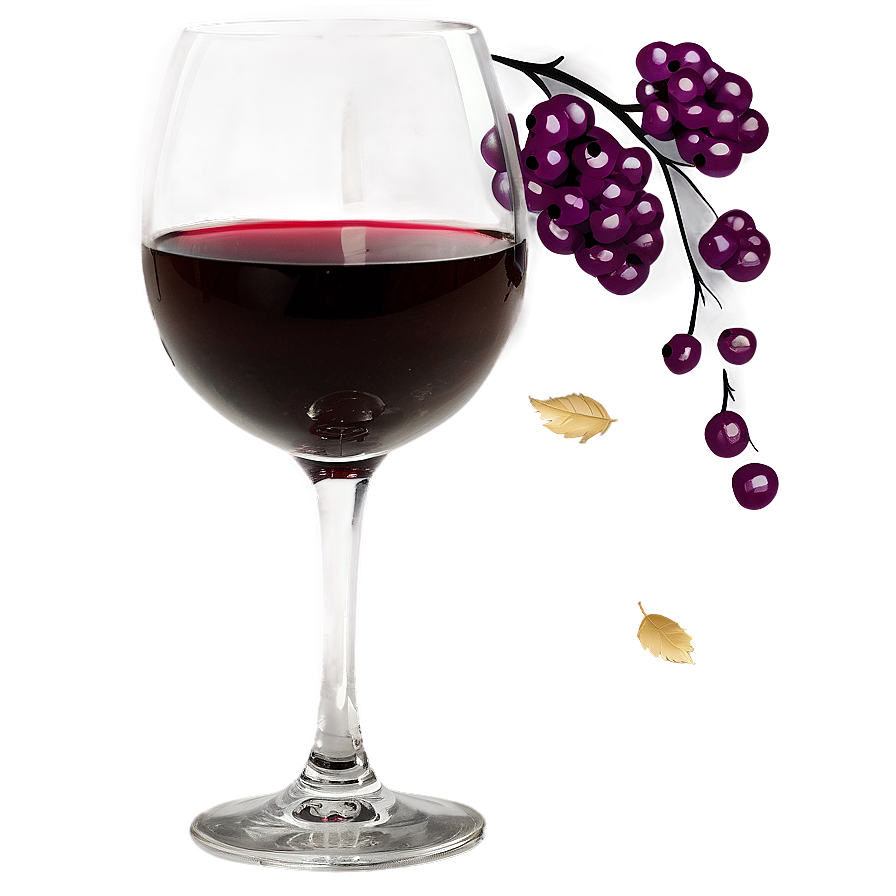 Wine Glass Decoration Png Uub42 PNG Image