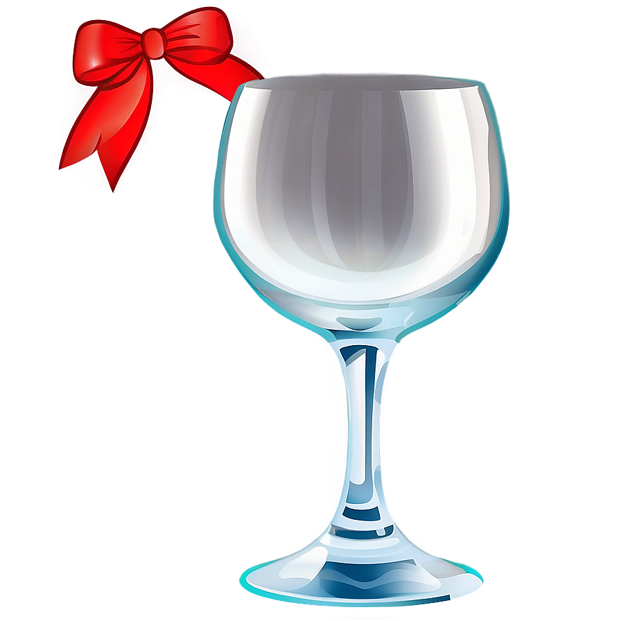 Wine Glass With Ribbon Png 05252024 PNG Image