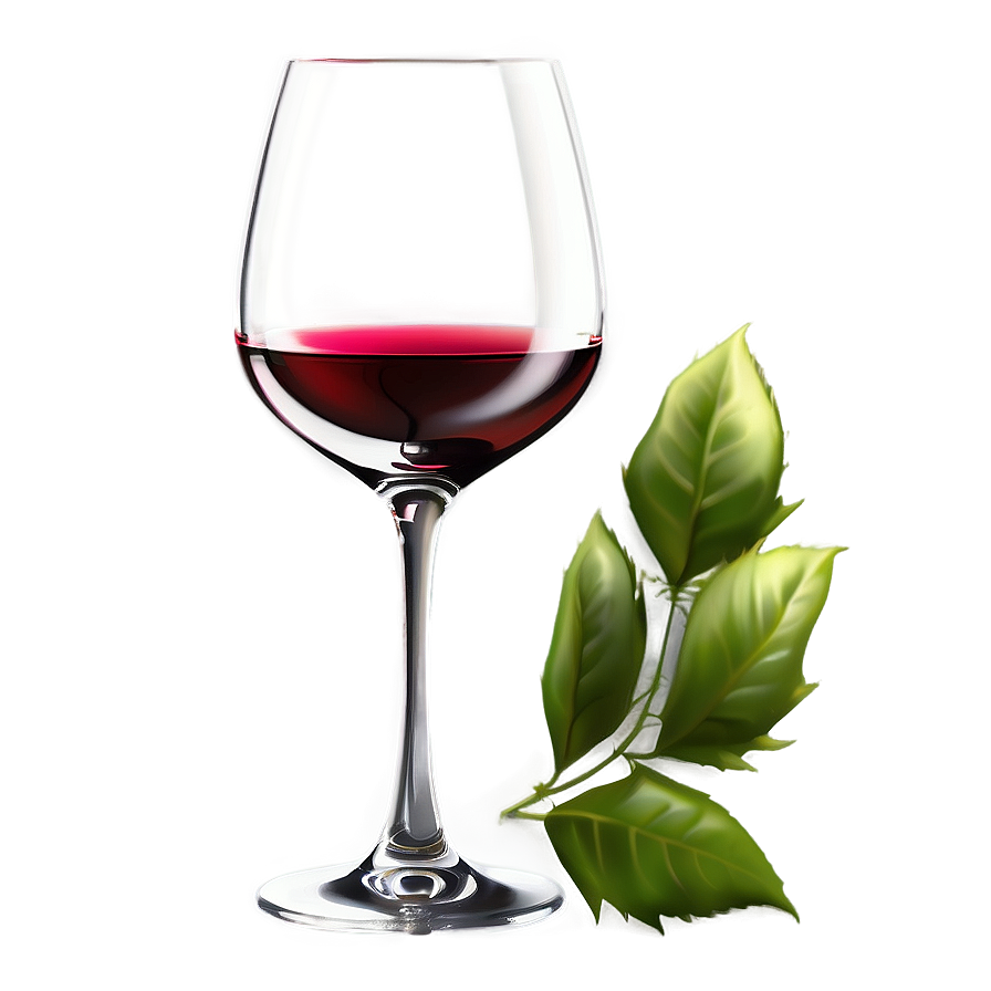 Wine Glass With Rose Png 24 PNG Image