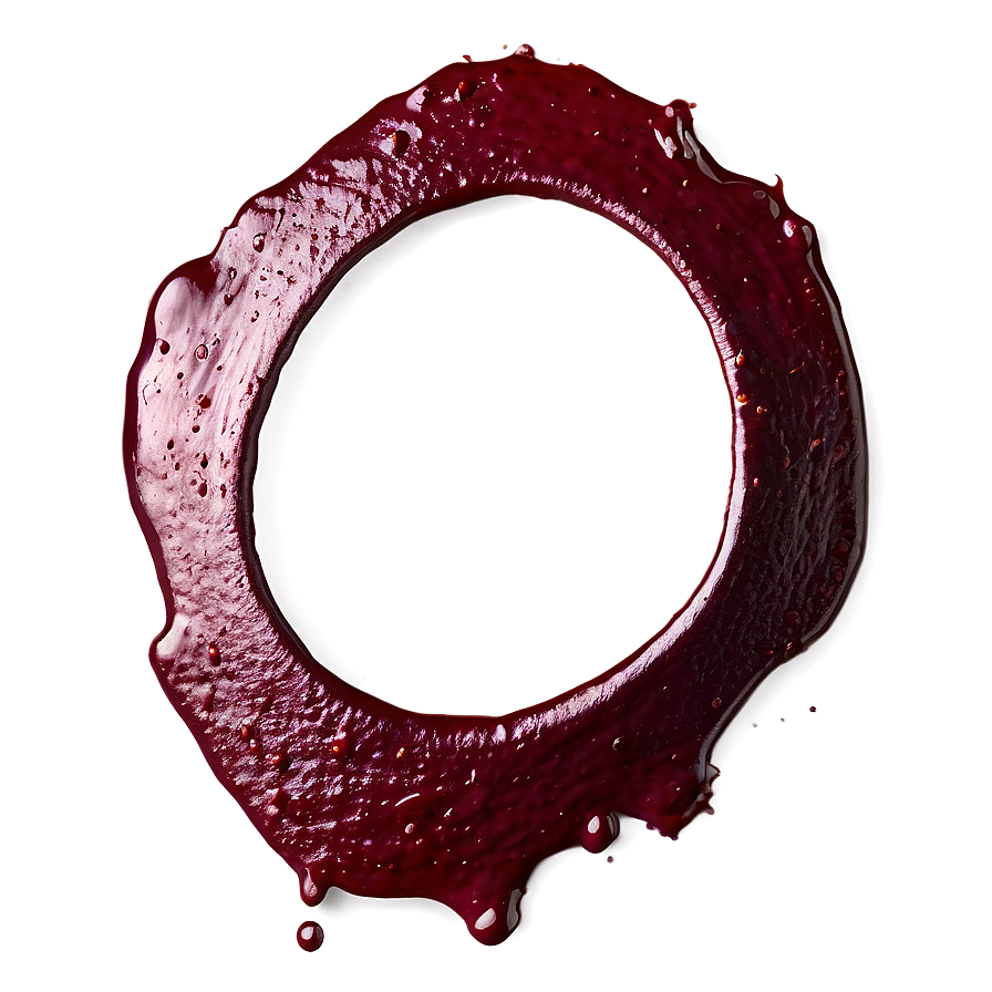 Wine Stain Circle Png 06282024 PNG Image