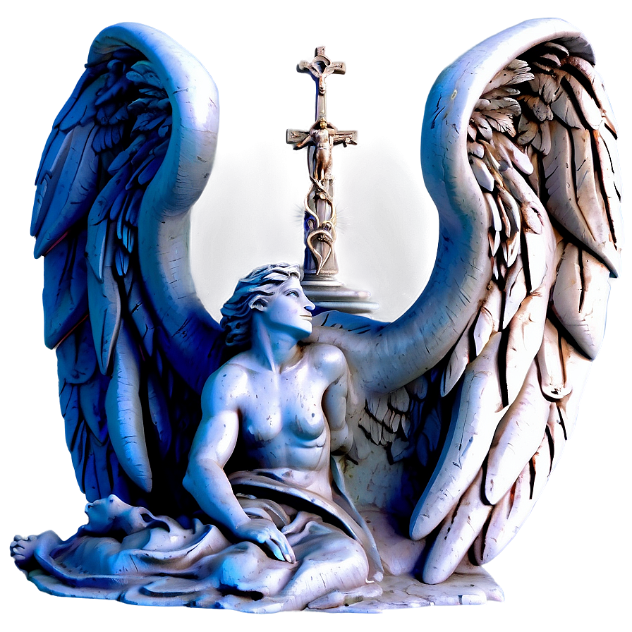 Winged Angel Monument Png Ngm PNG Image