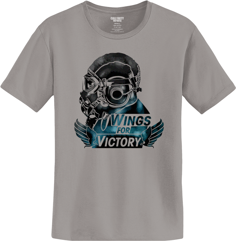 Wingsfor Victory Tshirt Design PNG Image