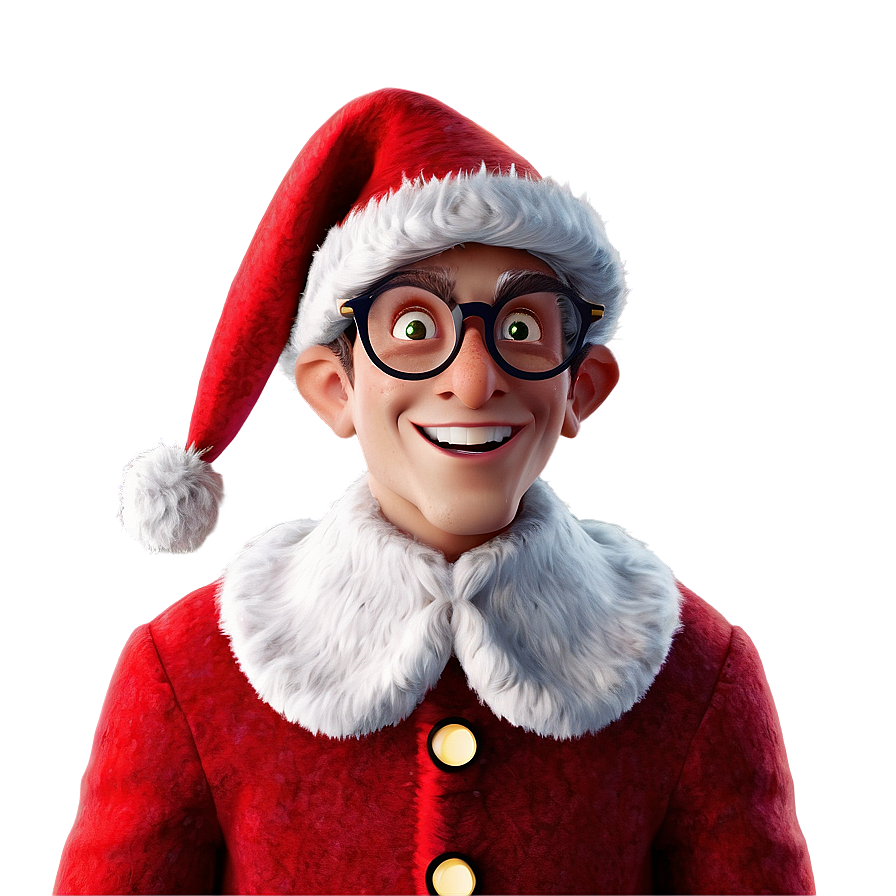 Winking Christmas Elf Png Wat19 PNG Image