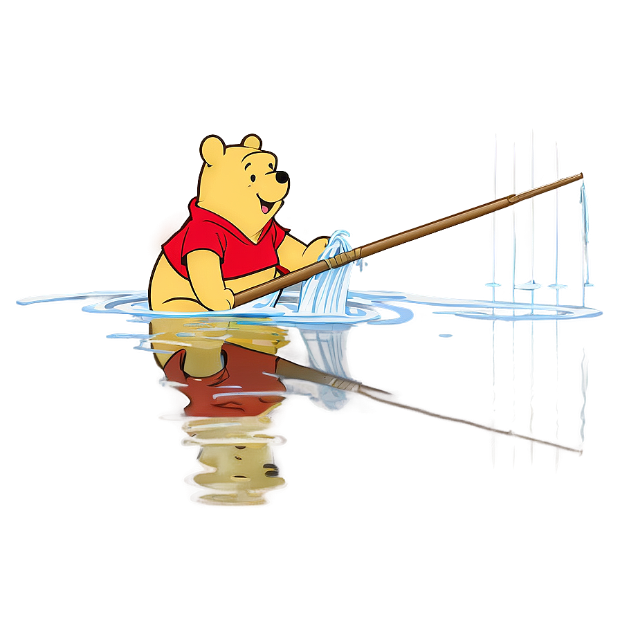 Winnie The Pooh Fishing Adventure Png 06212024 PNG Image