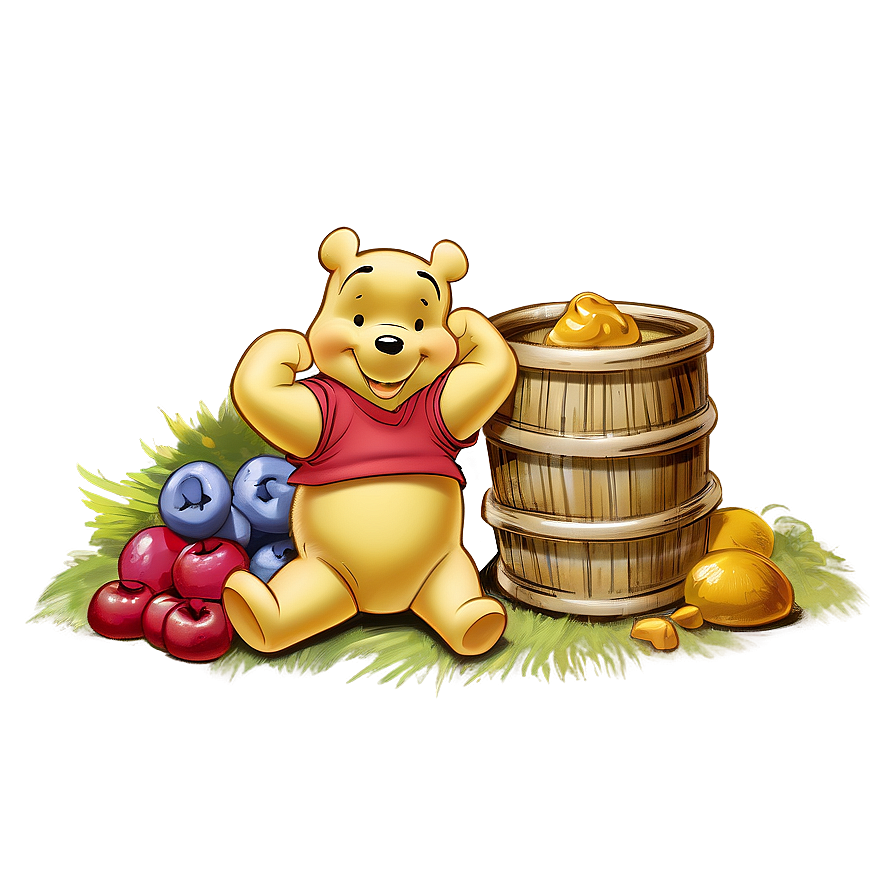 Winnie The Pooh Honey Harvest Png 06212024 PNG Image