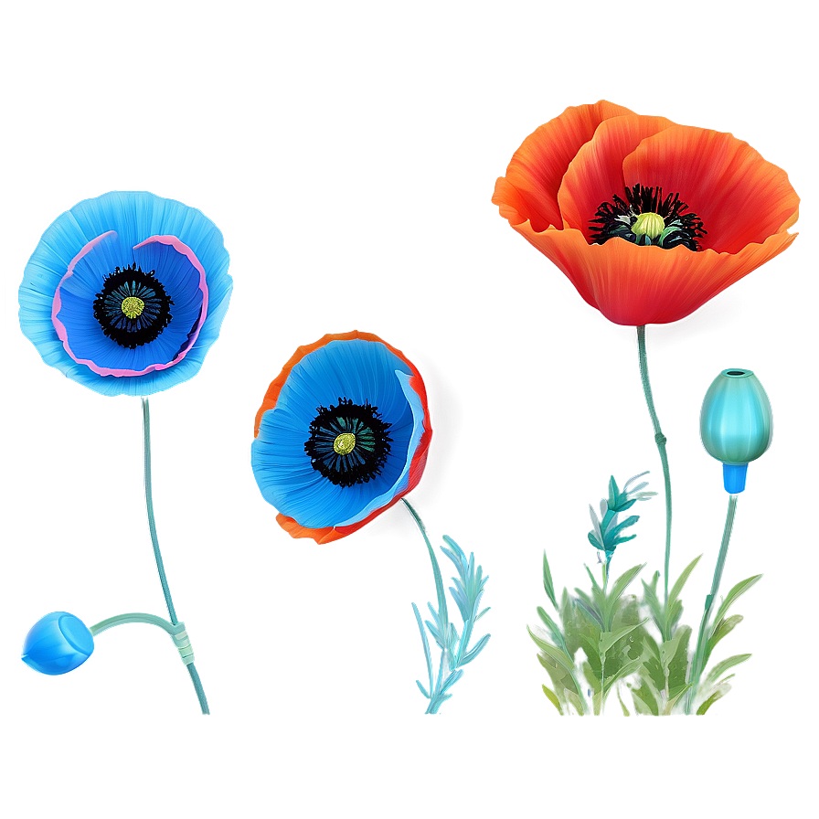 Winsome Poppy Png Lhm43 PNG Image