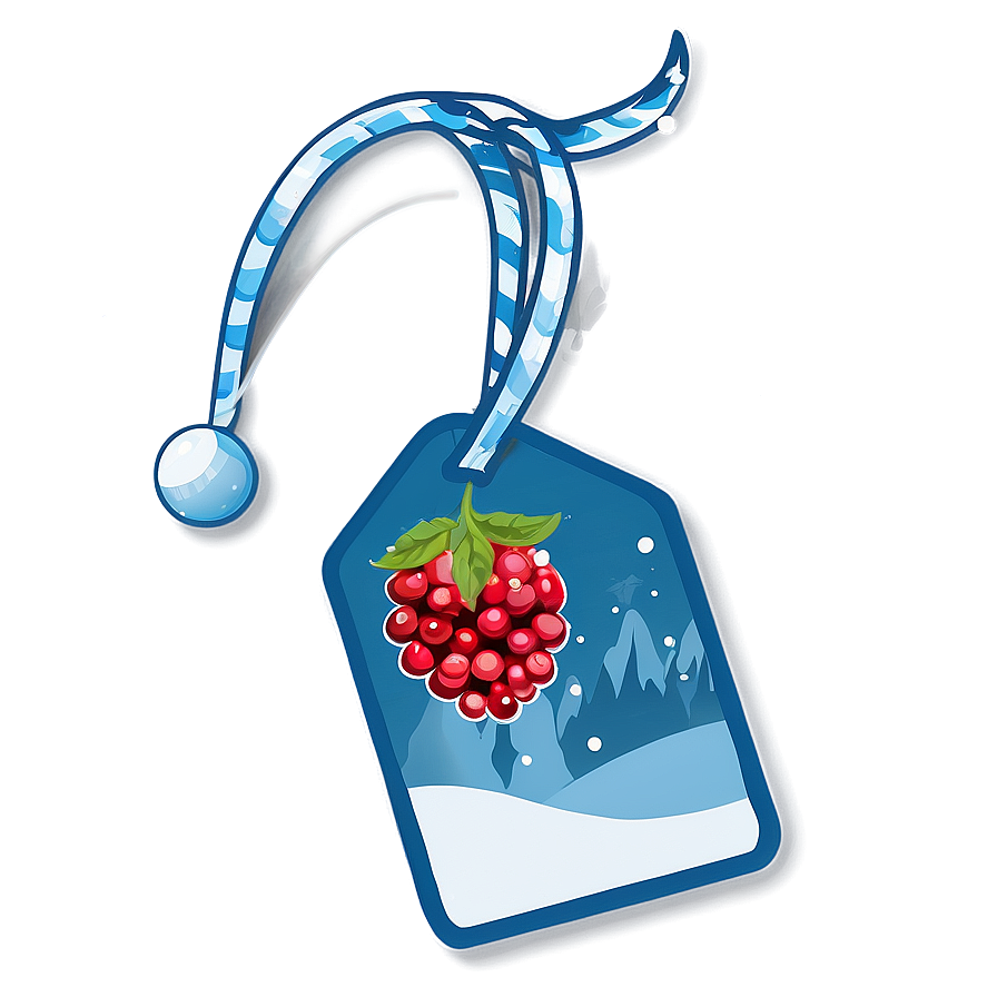 Winter Berry Tag Png Imq PNG Image