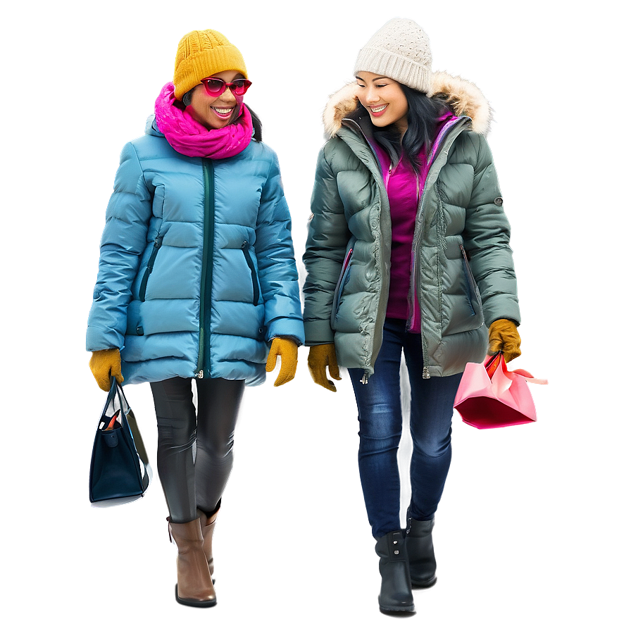 Winter Clothes Shopping Png Nsu94 PNG Image