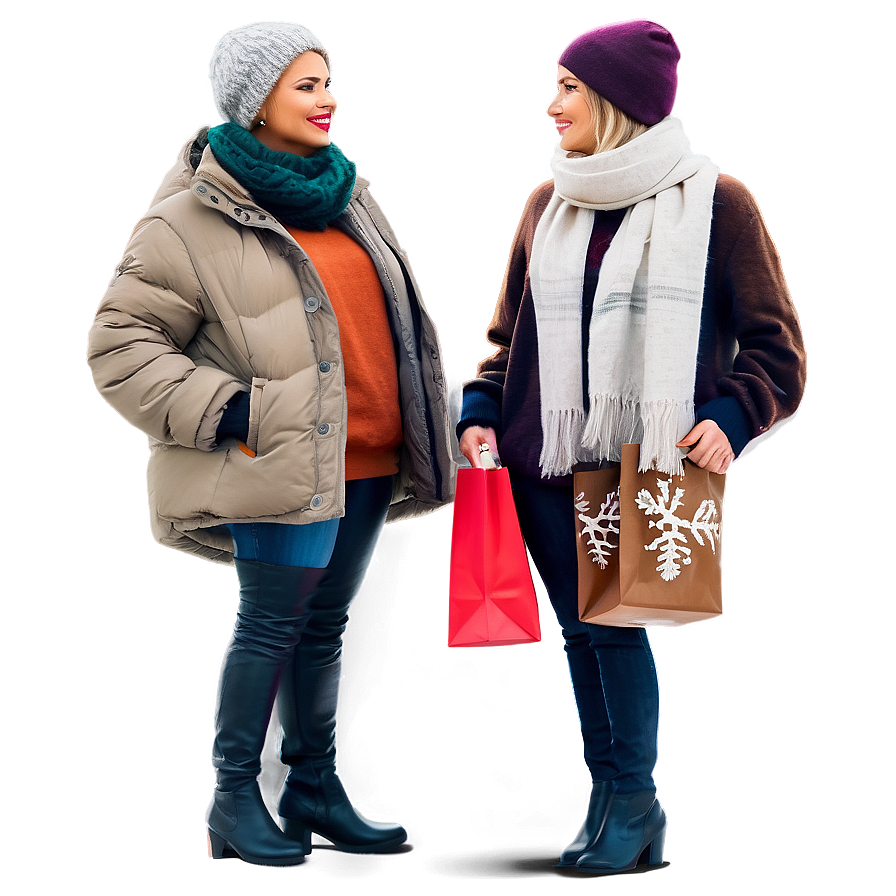 Winter Clothes Shopping Png Otl80 PNG Image