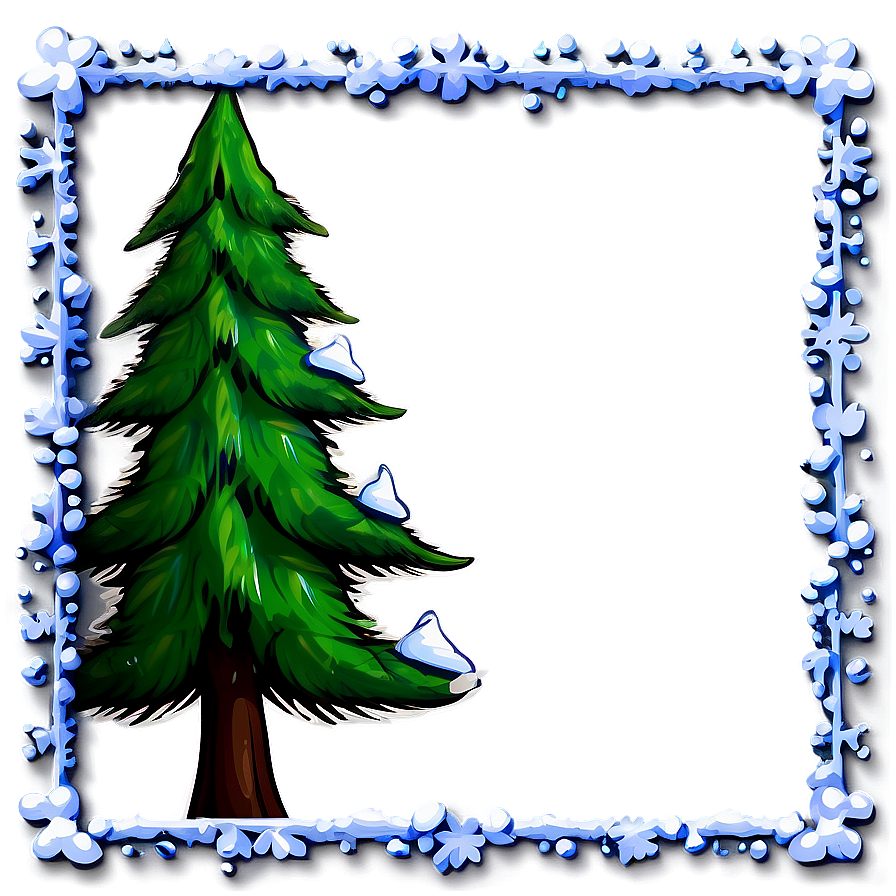 Winter Cute Frame Png 70 PNG Image