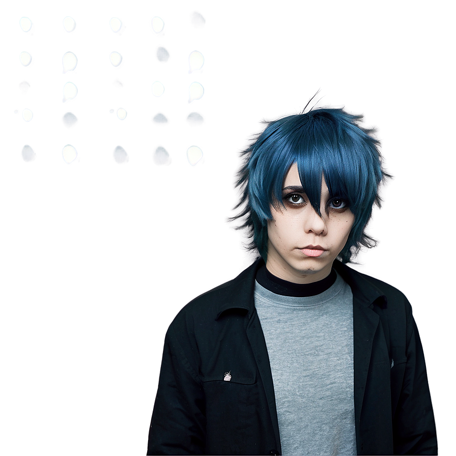 Winter Emo Hairstyle Png 05252024 PNG Image