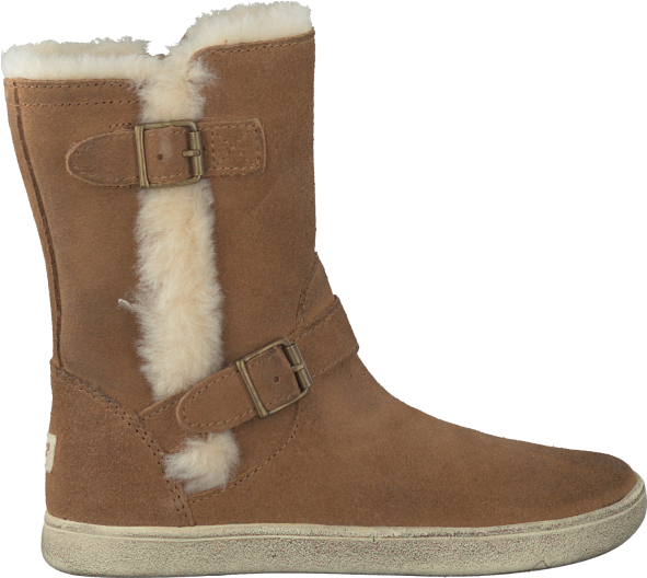 Winter Fur Lined Brown Boot.png PNG Image