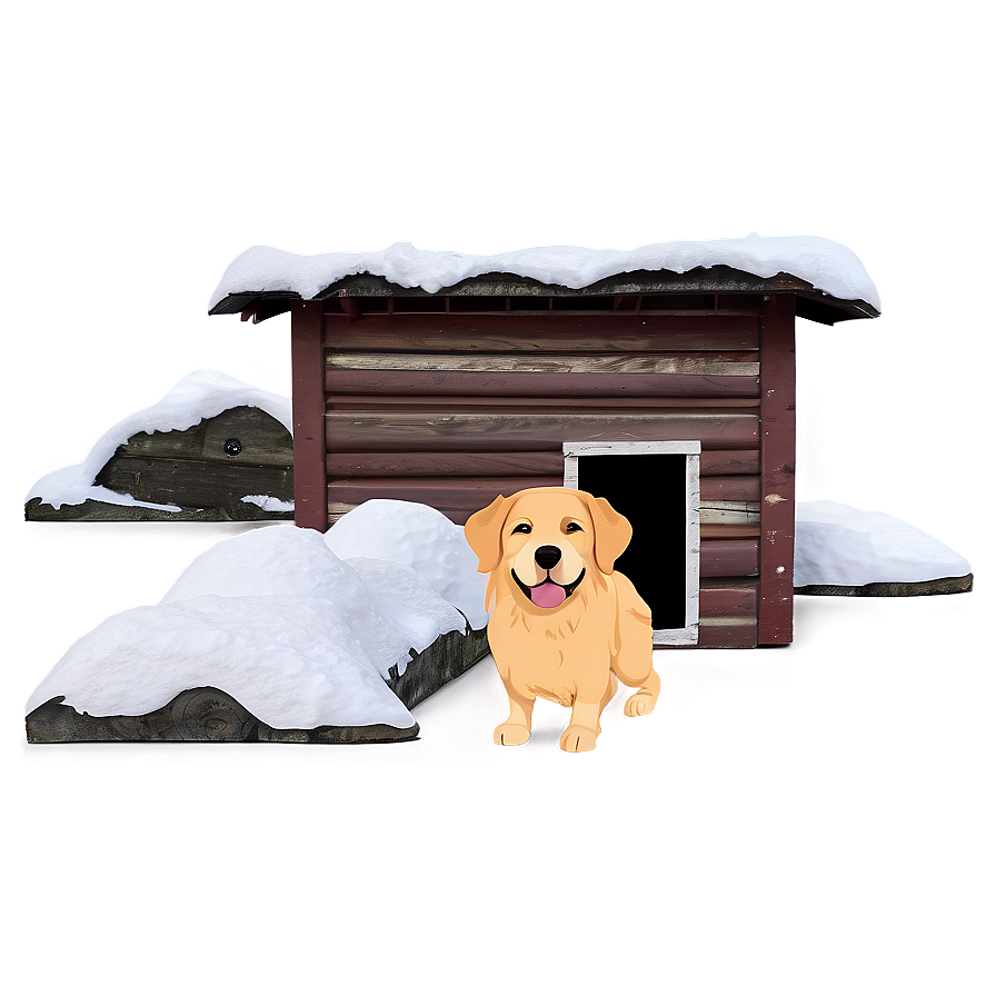 Winter-proof Dog House Png Pui PNG Image