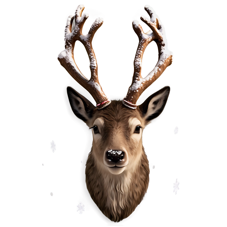 Winter Reindeer Face Png 06282024 PNG Image