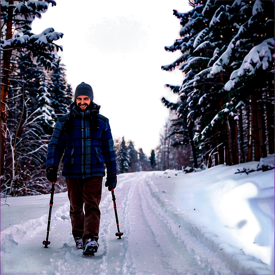 Winter Walk Png Qas PNG Image