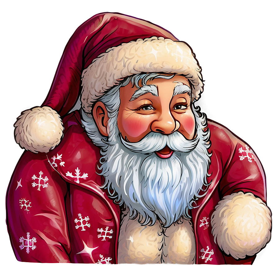 Winter Wonderland Santa Png Bpe PNG Image