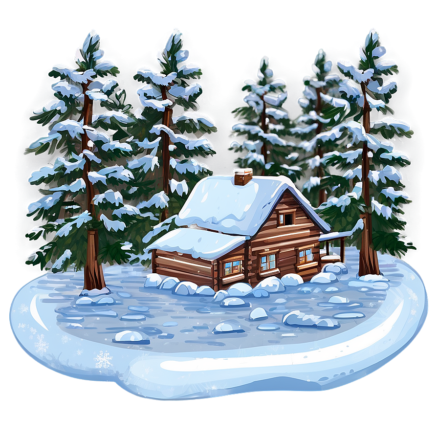 Winter Wonderland Snowfall Png 6 PNG Image