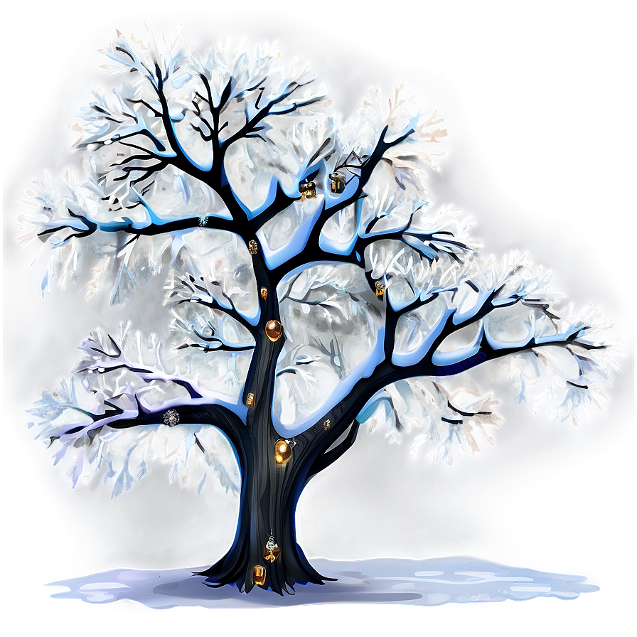 Winter Wonderland Tree Png 06212024 PNG Image