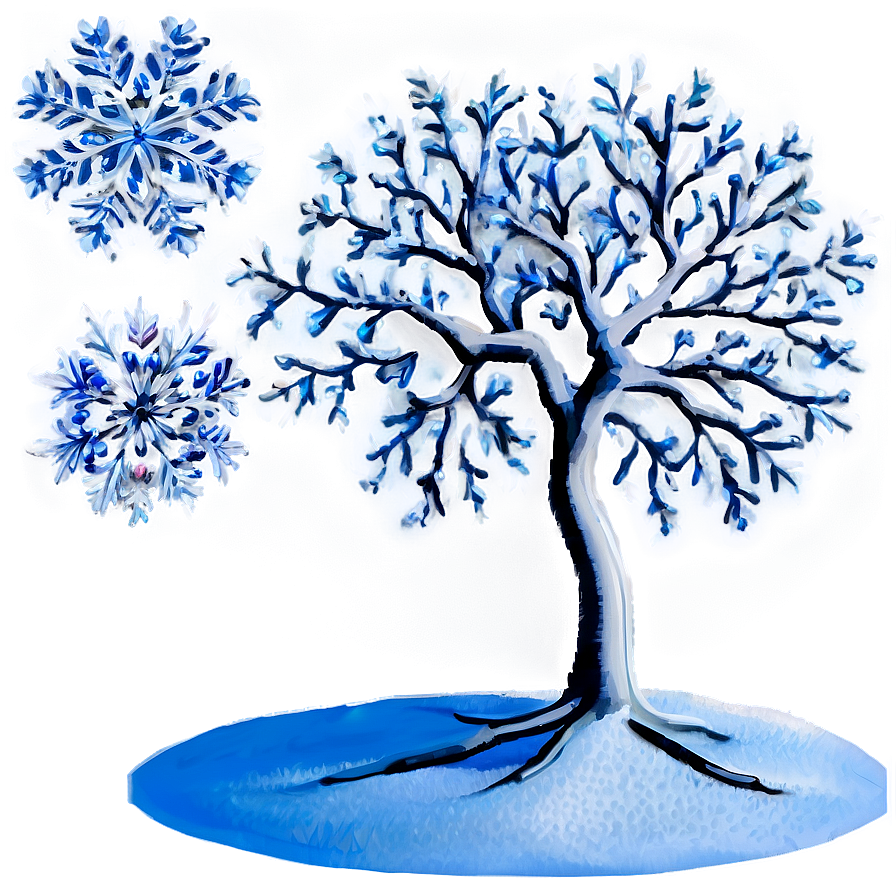 Winter Wonderland Tree Png Mcs PNG Image