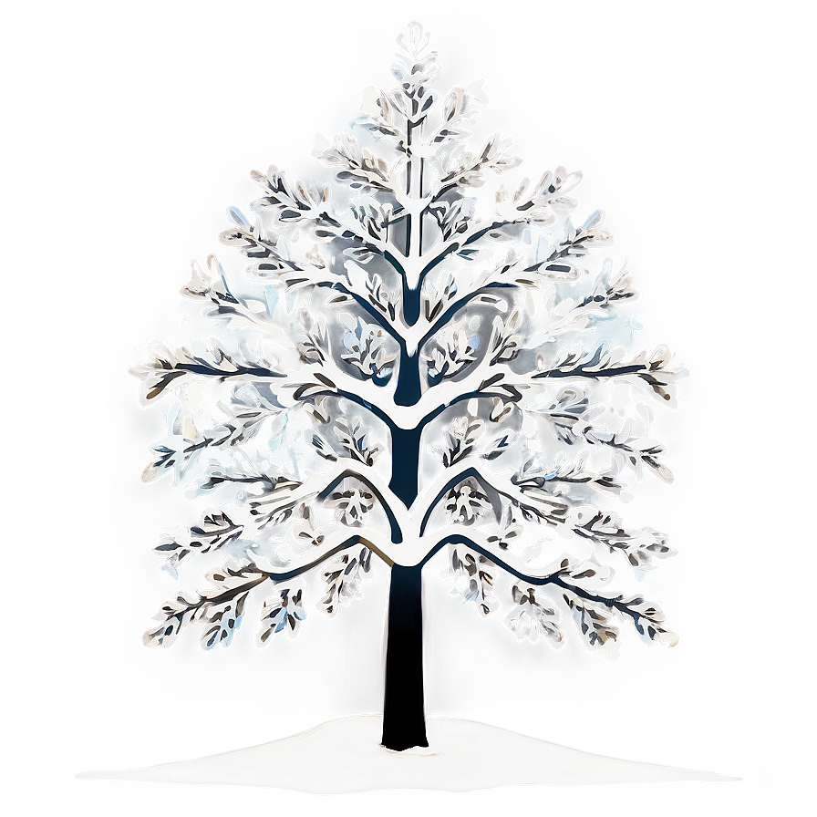 Winter Wonderland Tree Png Mly8 PNG Image