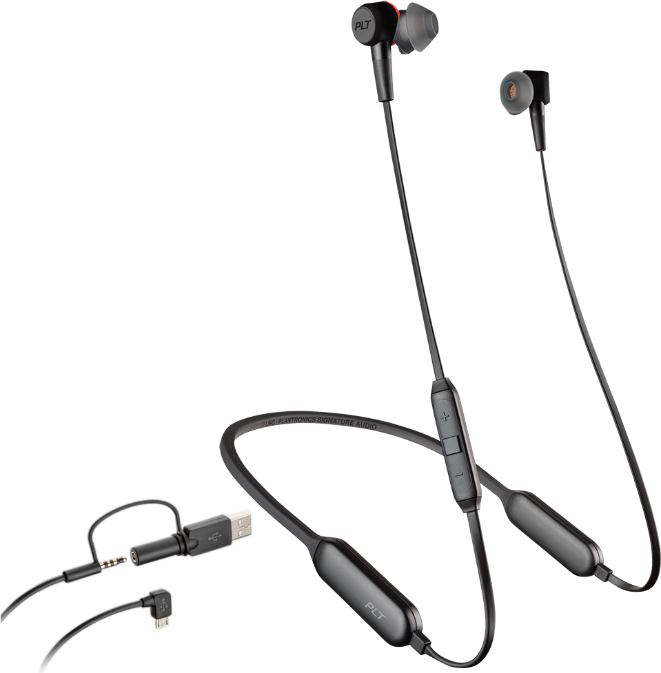 Wired Earbudswith In Line Control PNG Image