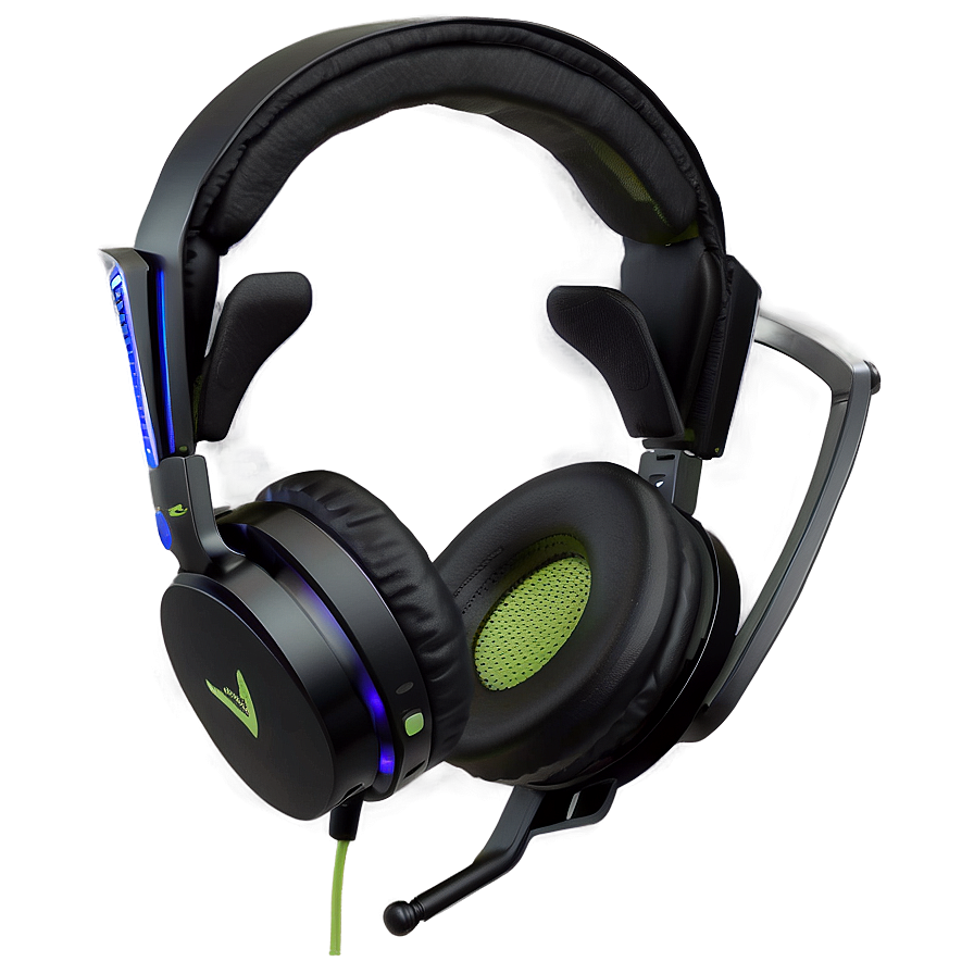 Wired Gamer Headphones Png 44 PNG Image