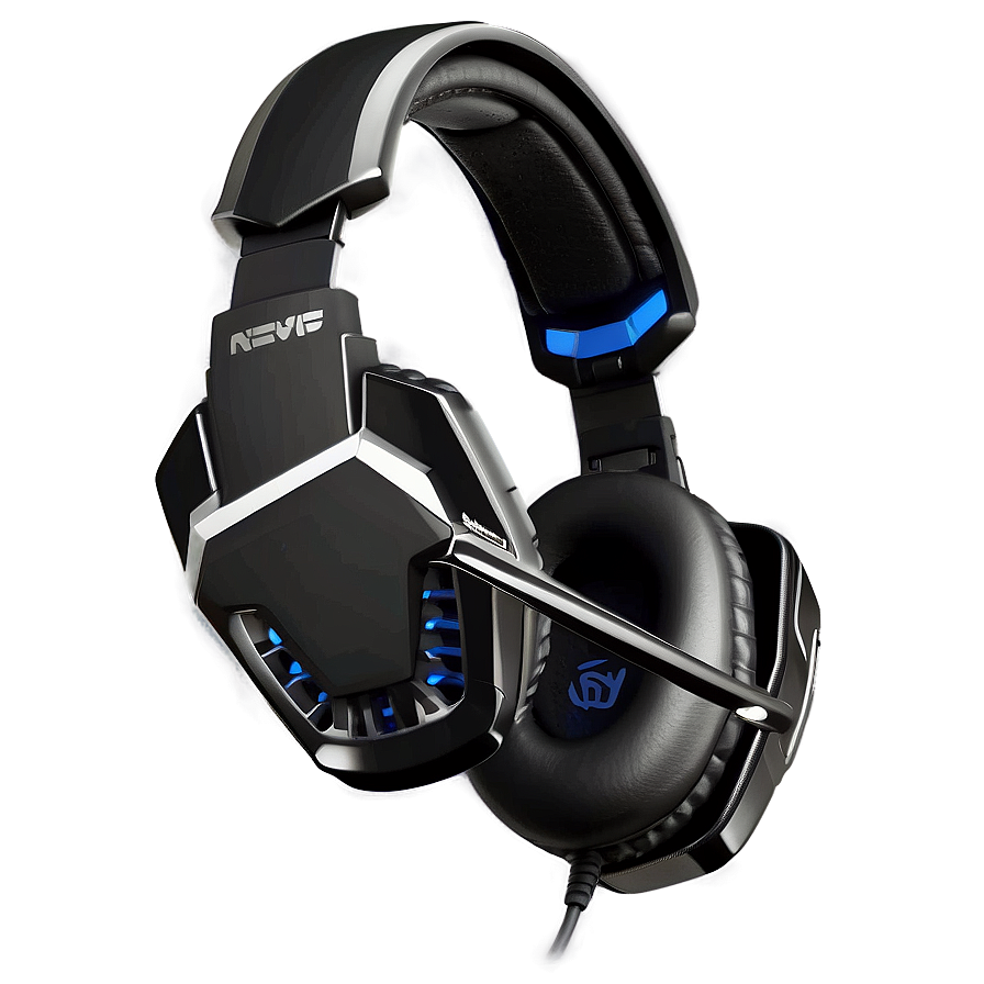 Wired Gamer Headphones Png Fjt PNG Image