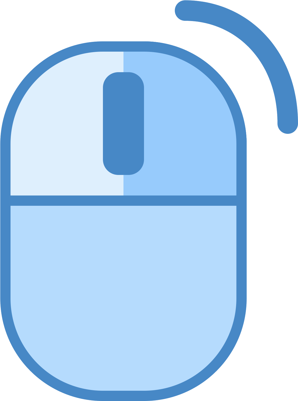 Wireless Computer Mouse Icon PNG Image