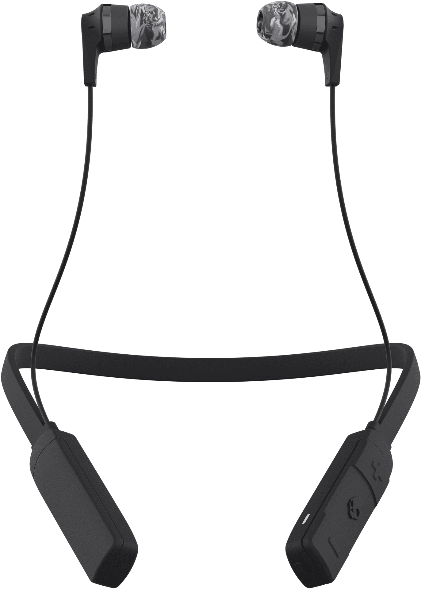 Wireless Earbuds Neckband Design PNG Image