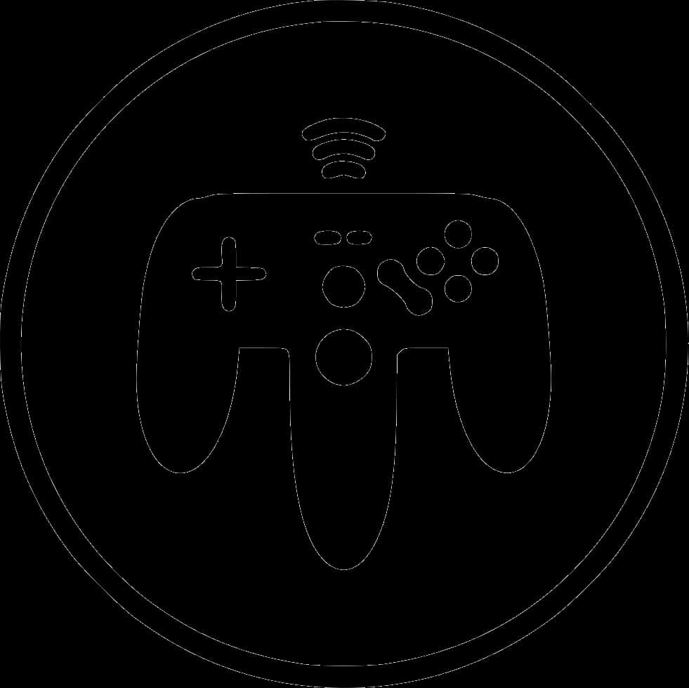 Wireless Game Controller Icon PNG Image