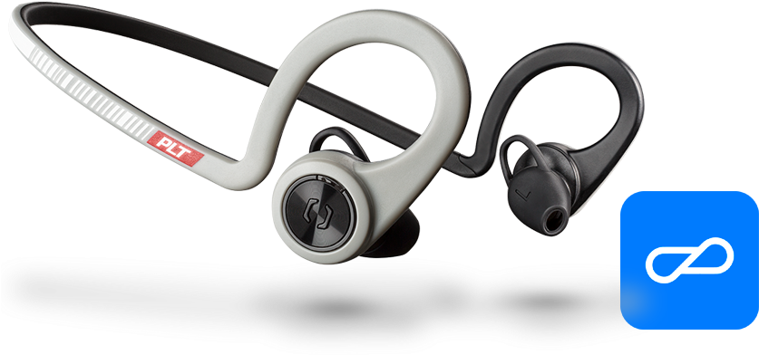 Wireless Sports Headphones Product Showcase PNG Image