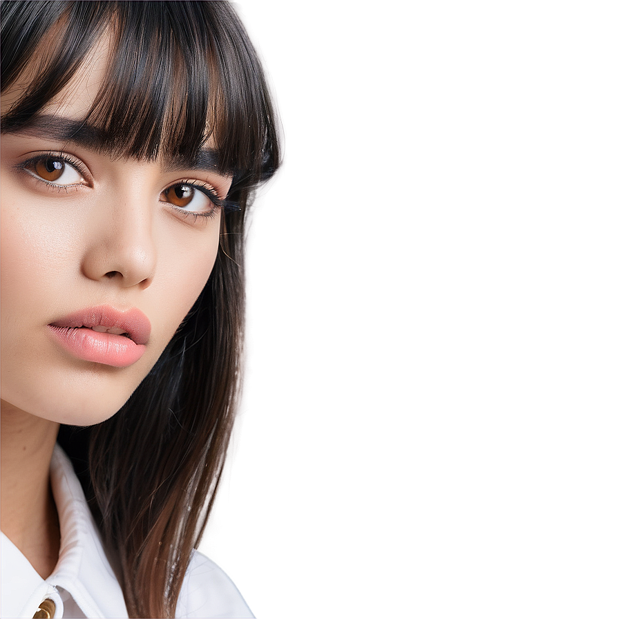 Wispy Bangs Lookbook Png 05252024 PNG Image