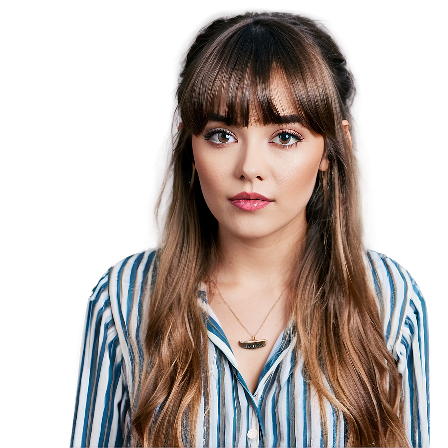 Wispy Bangs Lookbook Png Kqb70 PNG Image