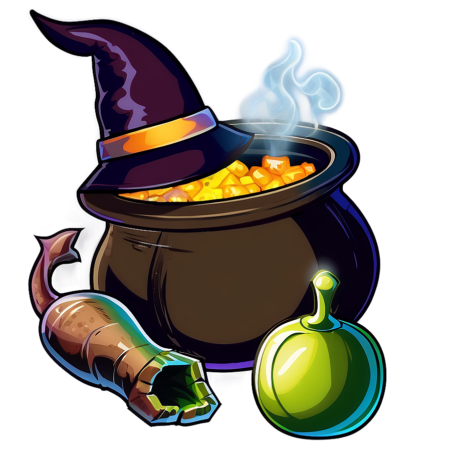 Witch And Cauldron Png 24 PNG Image