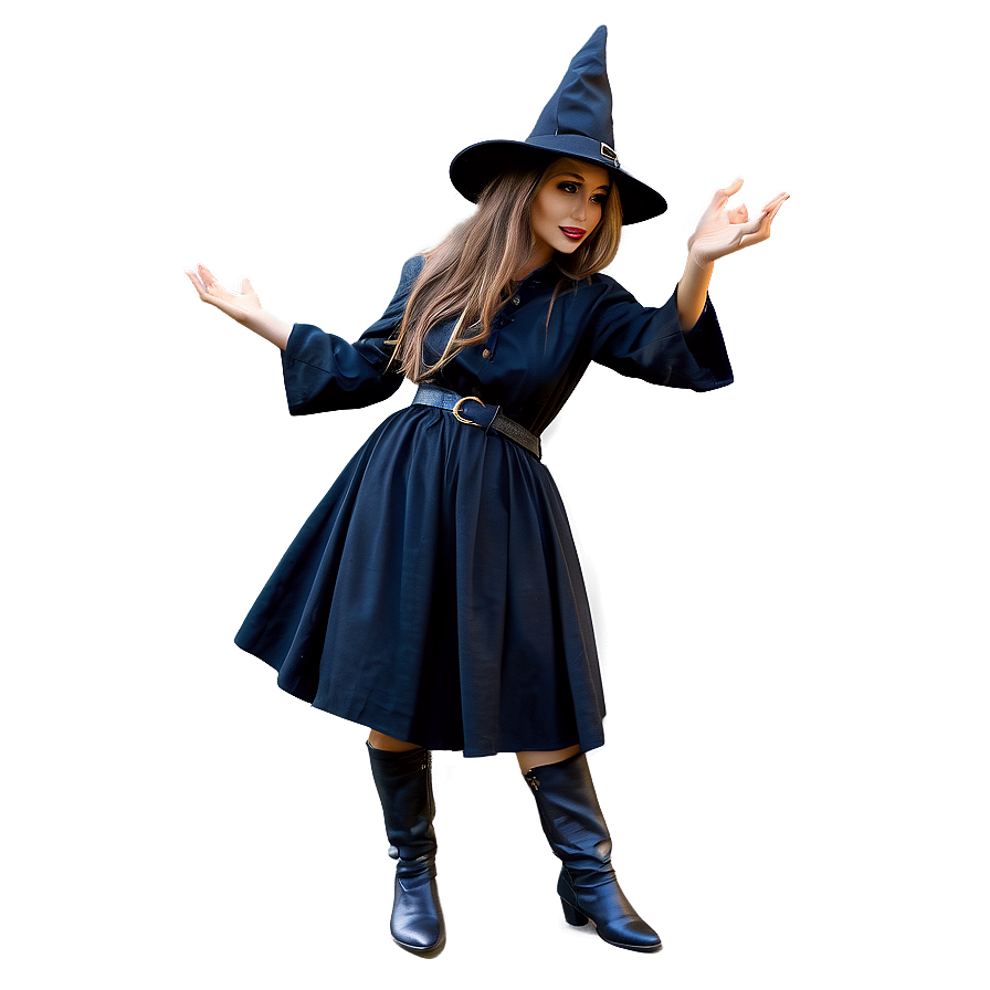 Witch Casting Spell Png 60 PNG Image