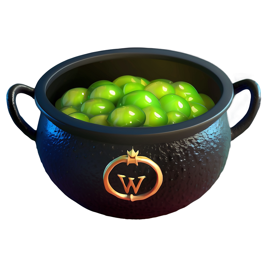 Witch Cauldron D PNG Image