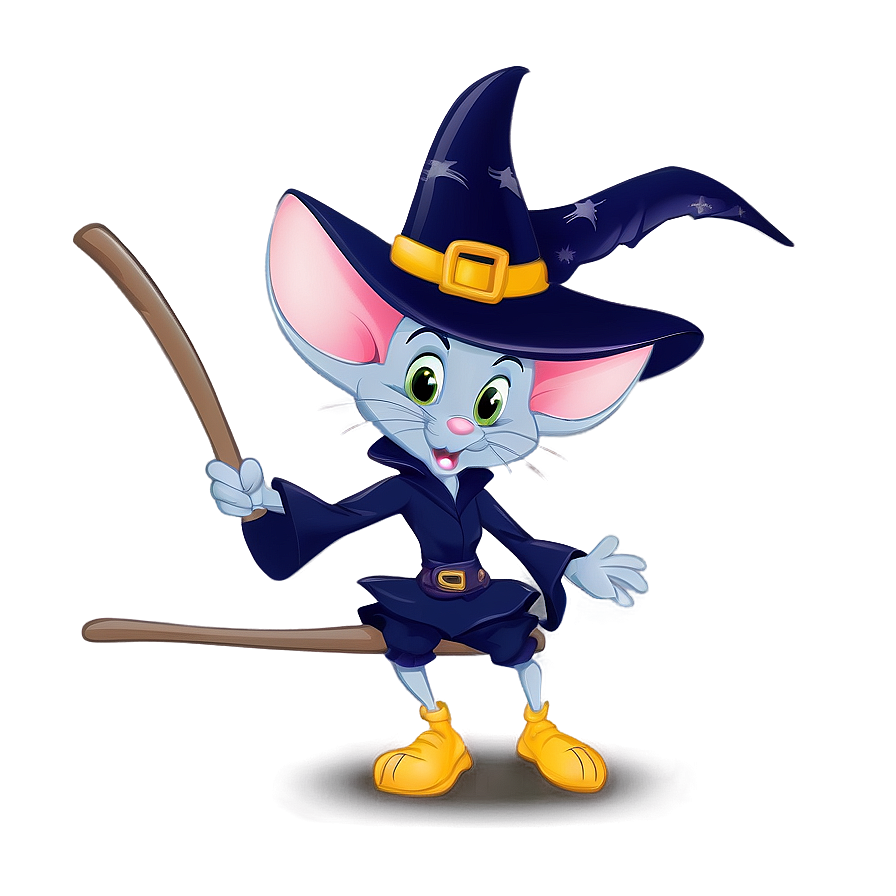 Witch Mouse Cartoon Png Riv PNG Image