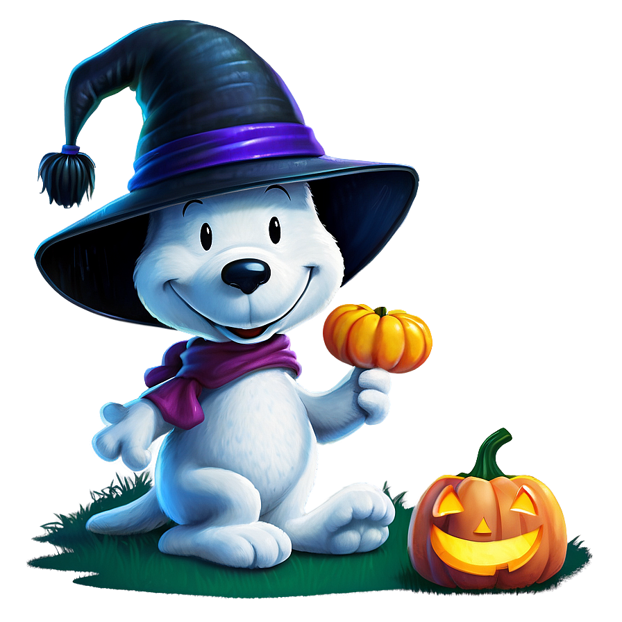 Witch Snoopy Halloween Png 06122024 PNG Image