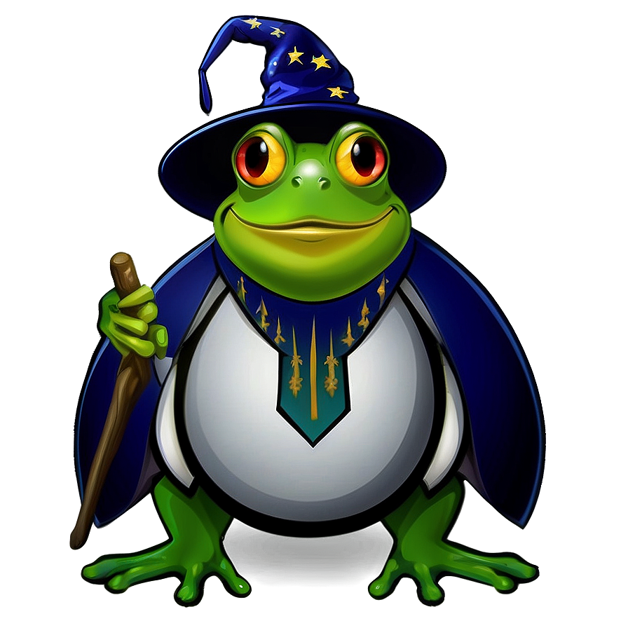 Wizard Frog Cartoon Png 06272024 PNG Image