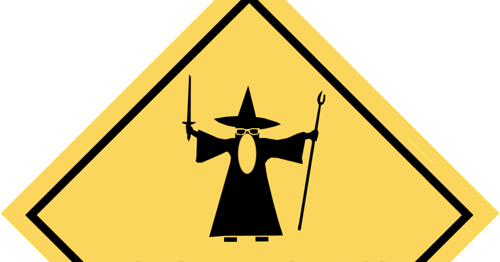 Wizard Hazard Sign PNG Image