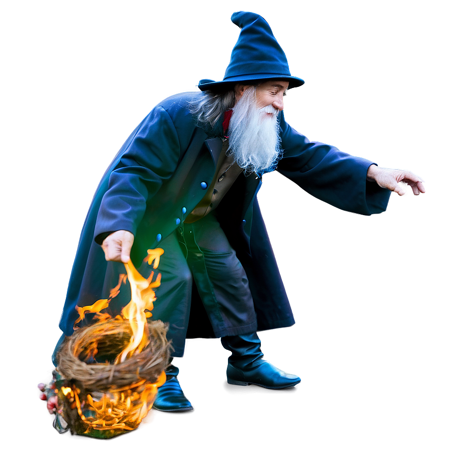 Wizard Performing Ritual Png 26 PNG Image